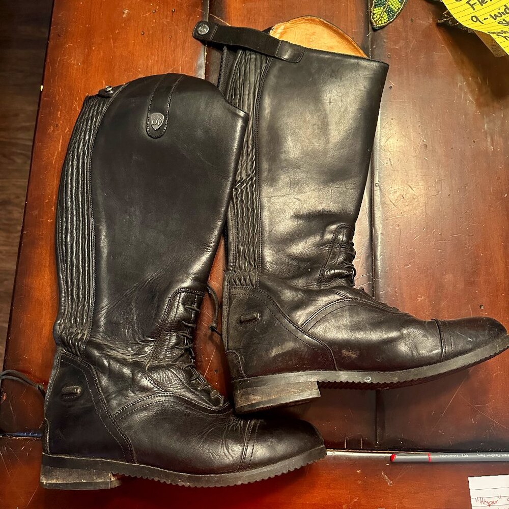Ovation FlexPlus English Tall Riding Boot 9 X-Wide Calf/Short Height Riding Boot